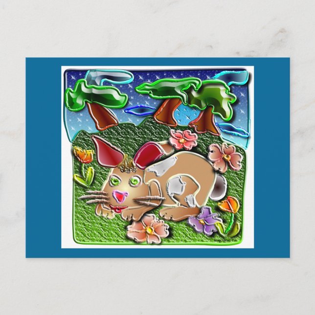 bunnyhop1 postcard (Front)