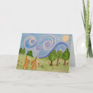 Bunnykins par la carte de lumière des étoiles
