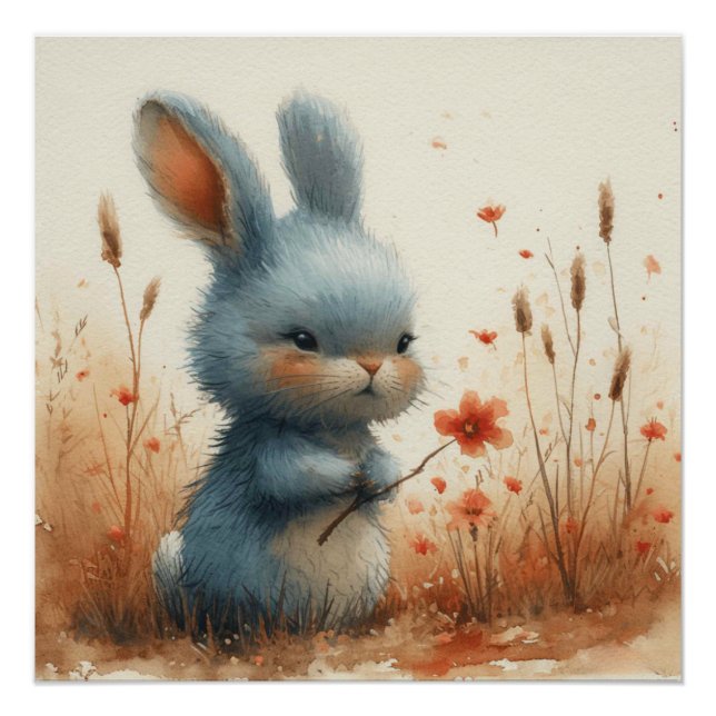Bunnylicious: A Bit of Whimsy Bunny Poster (Front)