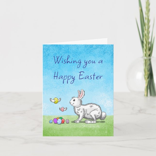 Bunny's Easter Eggs Card (Front)