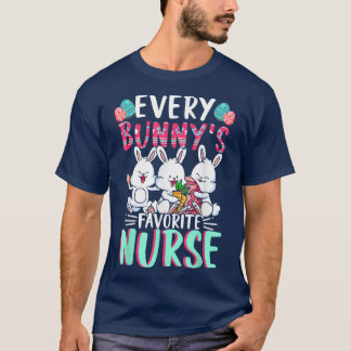 Bunny's Favourite Nurse Easter Nurse Easter Bunny T-Shirt