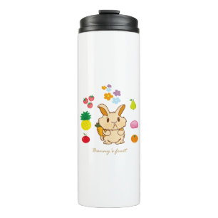 Bunny's fruit  thermal tumbler