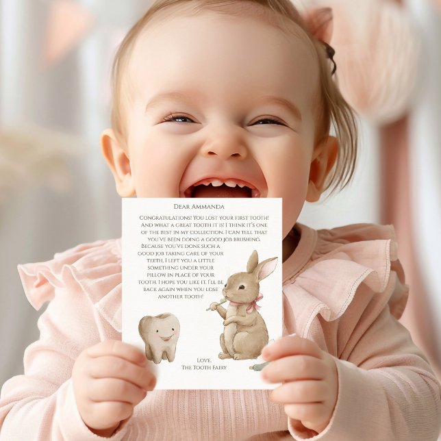 Bunny's girl First Tooth Fairy Letter (Creator Uploaded)