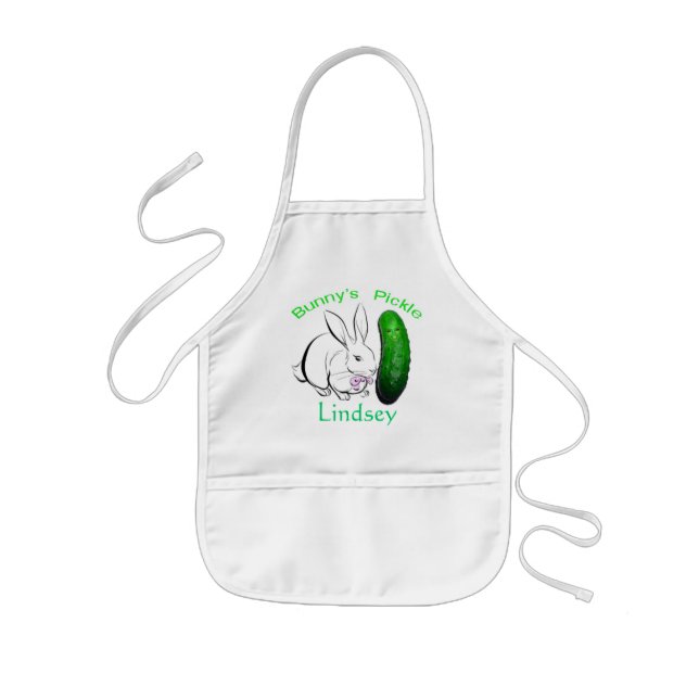 bunnyslogo2 copy, Lindsey Kids Apron (Front)
