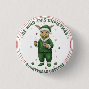 Bunnyverse christmas 1 inch round button