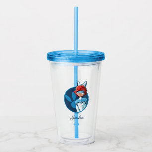 Bunnyx Blue Badge Acrylic Tumbler