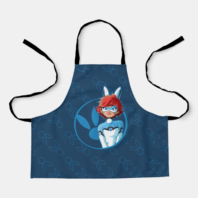 Bunnyx Blue Badge Apron (Front)