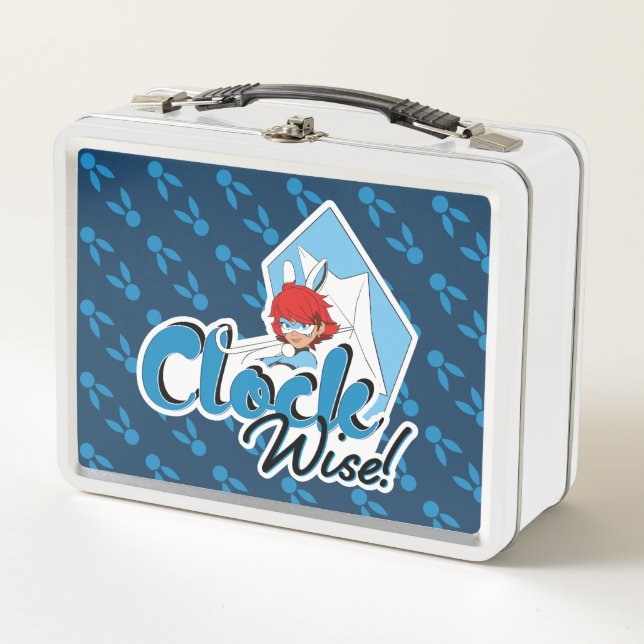 Bunnyx | Clock Wise! Metal Lunch Box (Front)