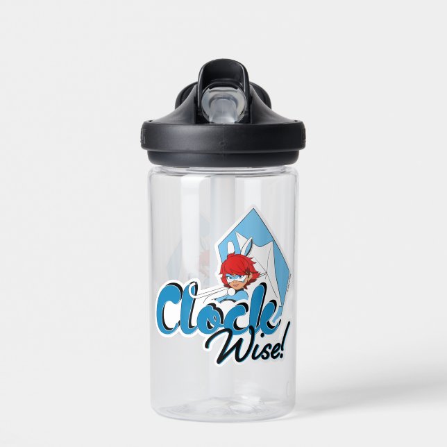 Bunnyx | Clock Wise! Water Bottle (Front)
