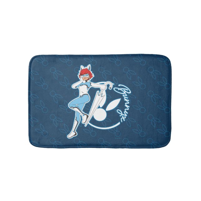 Bunnyx Graphic Bath Mat (Front)