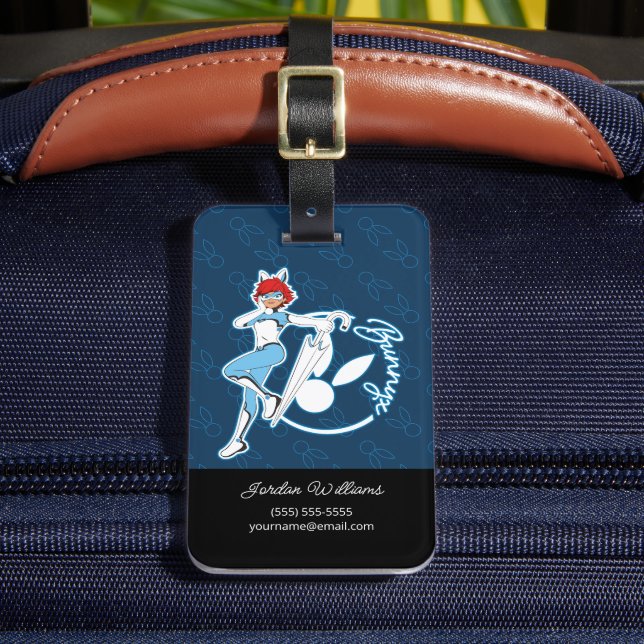 Bunnyx Graphic Luggage Tag (Front Insitu 2)