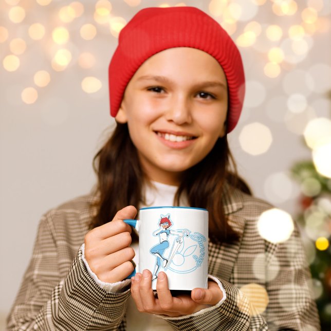 Bunnyx Graphic Mug (Kid holding mug)