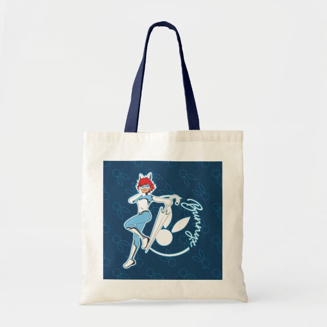 Bunnyx Graphic Tote Bag (Front)