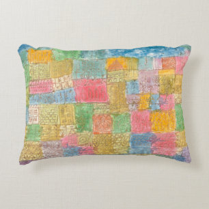 Bunte Landschaft - Paul Klee Accent Pillow