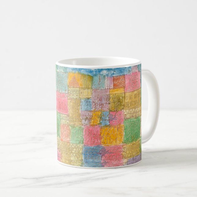 Bunte Landschaft - Paul Klee Coffee Mug (Front Right)