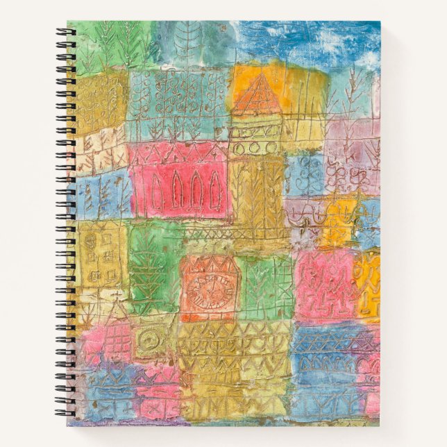 Bunte Landschaft - Paul Klee Notebook (Front)
