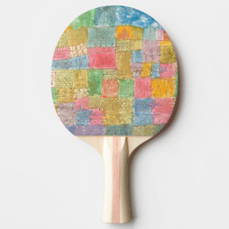 Bunte Landschaft - Paul Klee Ping Pong Paddle
