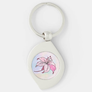 bunte Lilie Keychain