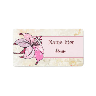 bunte Lilie Label