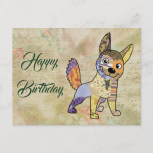 bunter Hund Postcard