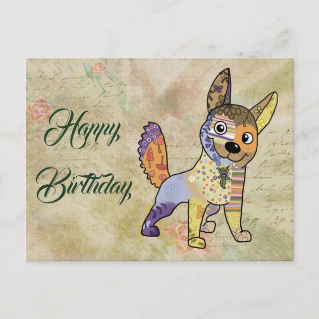 bunter Hund Postcard (Front)