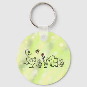 bunter Lauf Keychain