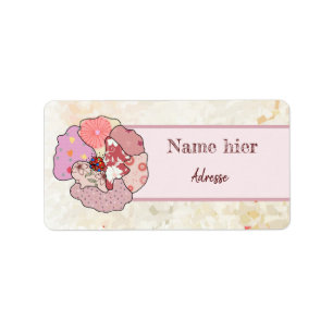 bunter mohn label