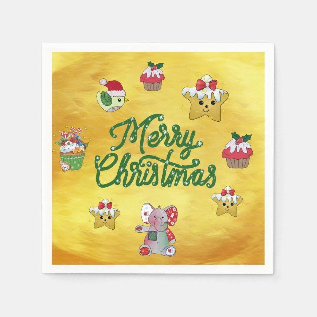 Bunter Teller Napkin (Front)