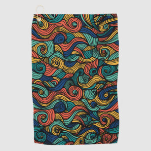 Bunter's wool pattern Paisley    Golf Towel