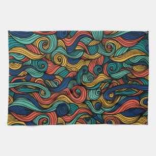 Bunter's wool pattern Paisley Kitchen Towel