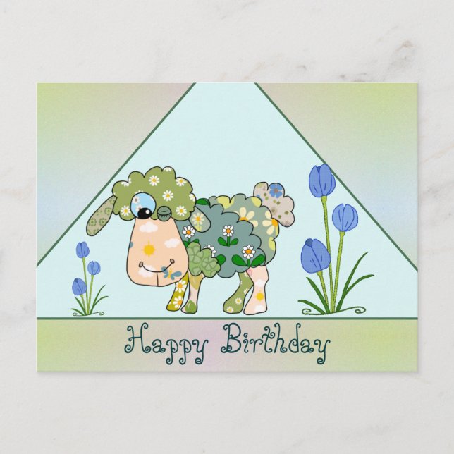 Buntes Schaf Postcard (Front)