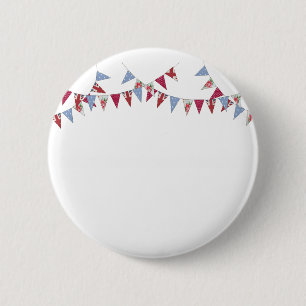 Bunting - 2 inch round button