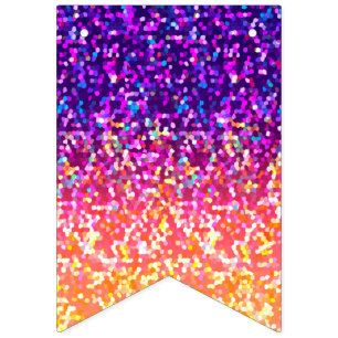 Bunting Banner Glitter Graphic
