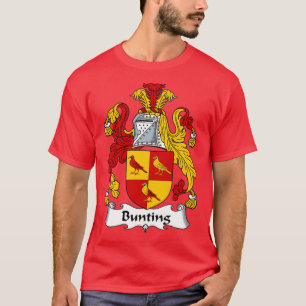 Bunting Coat of Arms Family Crest T-Shirt
