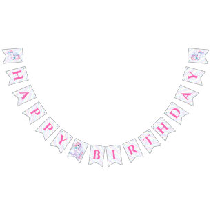 Bunting Flags Happy Birthday.