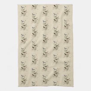 Bunting, Sparrow, Junco, (Finches) Audubon's Birds Kitchen Towel