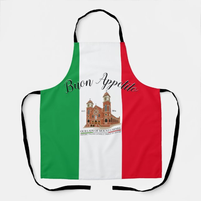 Buon Appetito All-Over Print Apron (Front)