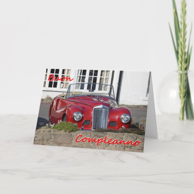 Buon Compleanno - Happy Birthday Greeting Card (Front)