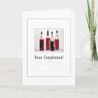Buon Compleanno - Happy Birthday in Italian Card