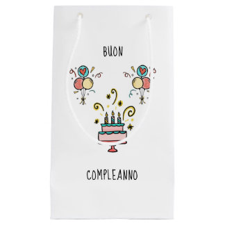 Buon Compleanno | Happy Birthday Small Gift Bag