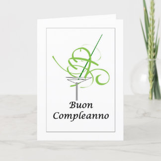 Buon Compleanno - Joyeux anniversaire en carte ita