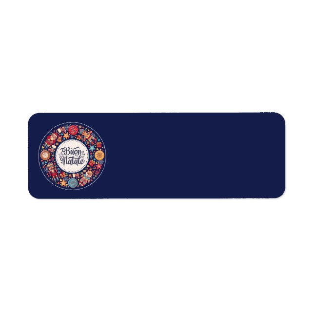Buon Natale Address Labels (Front)