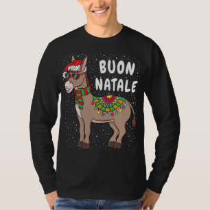 Buon Natale American Italian Xmas Funny Christmas  T-Shirt