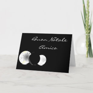 BUON NATALE AMICO-MERRY CHRISTMAS FRIEND HOLIDAY CARD