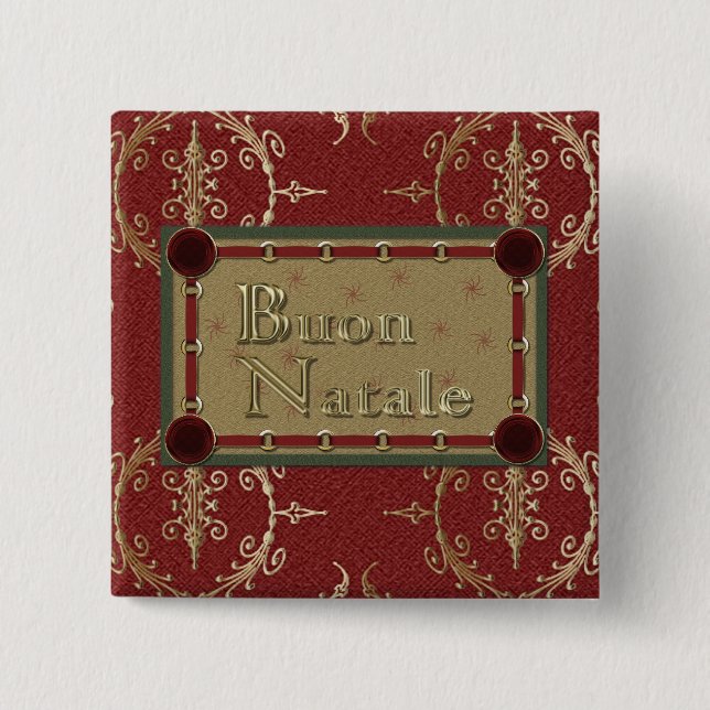 Buon Natale Button (Front)