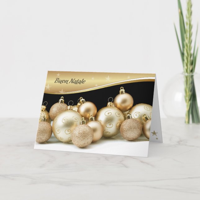 Buon Natale. Carte de Noël en italien (Devant)