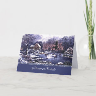 Buon Natale. Carte de Noël en italien