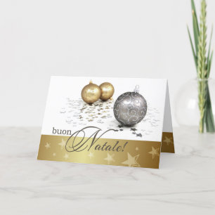 Buon Natale. Carte de Noël en italien