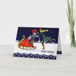 Buon Natale. Carte de Noël en italien