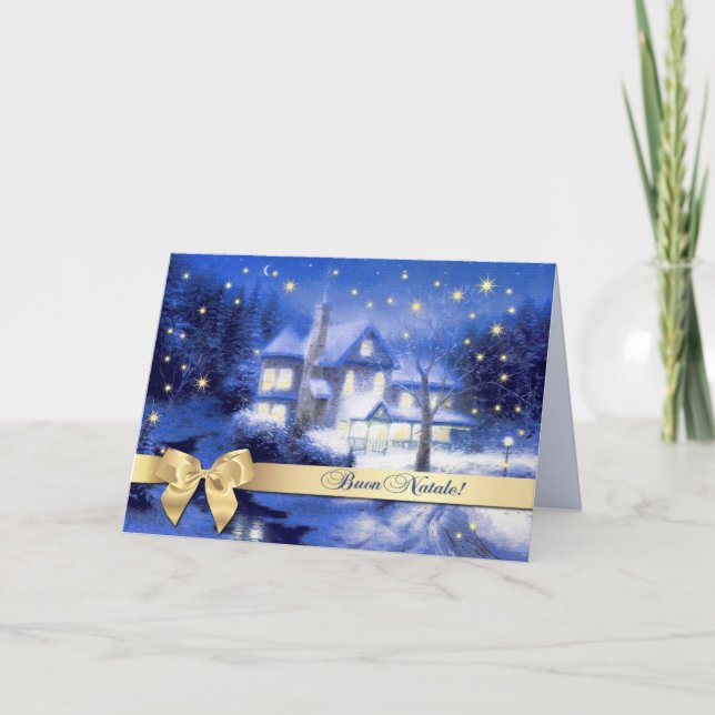 Buon Natale. Carte de Noël en italien (Devant)